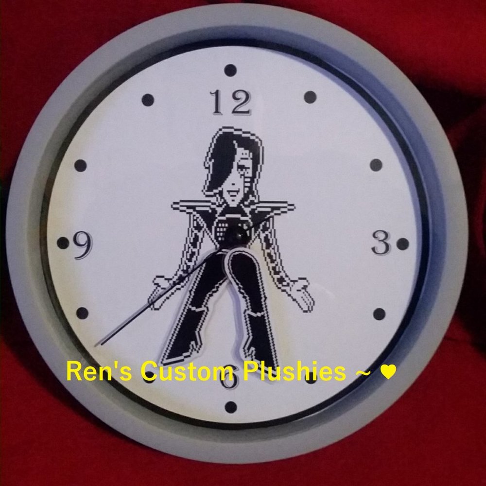 Custom Handmade Anime Videogame Cartoon Underground Monster Undertale Wall Clock